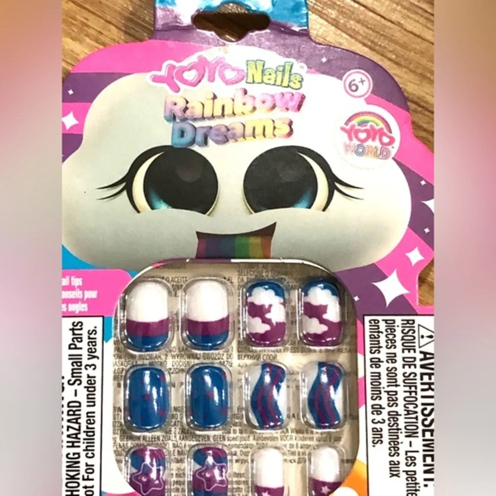 2pack Disney princess little girl press on nail extensions‎ new